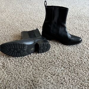 Cole Haan Black Leather Ankle Booties-size 7 1/2